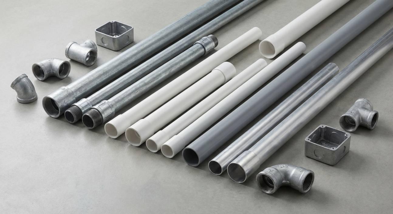 Home Conduiting PVC and MS
