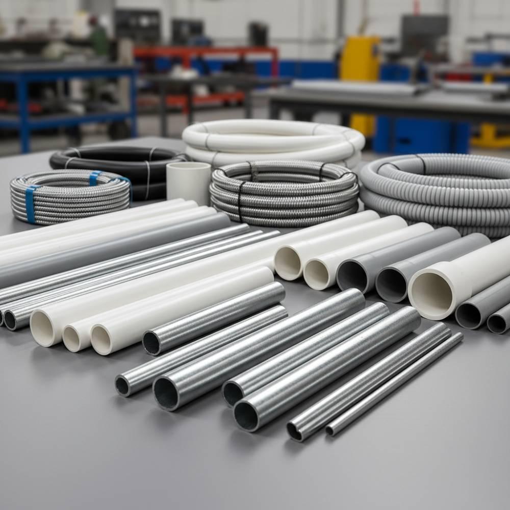 PVC and MS Home Conduiting
